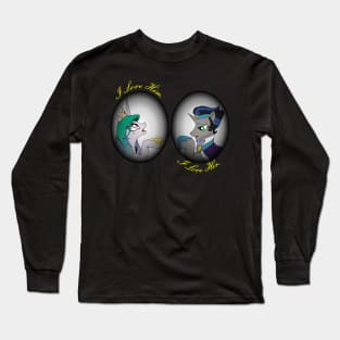 Love in a Different World- Celestia and Sombra (2 orbs) Long Sleeve T-Shirt